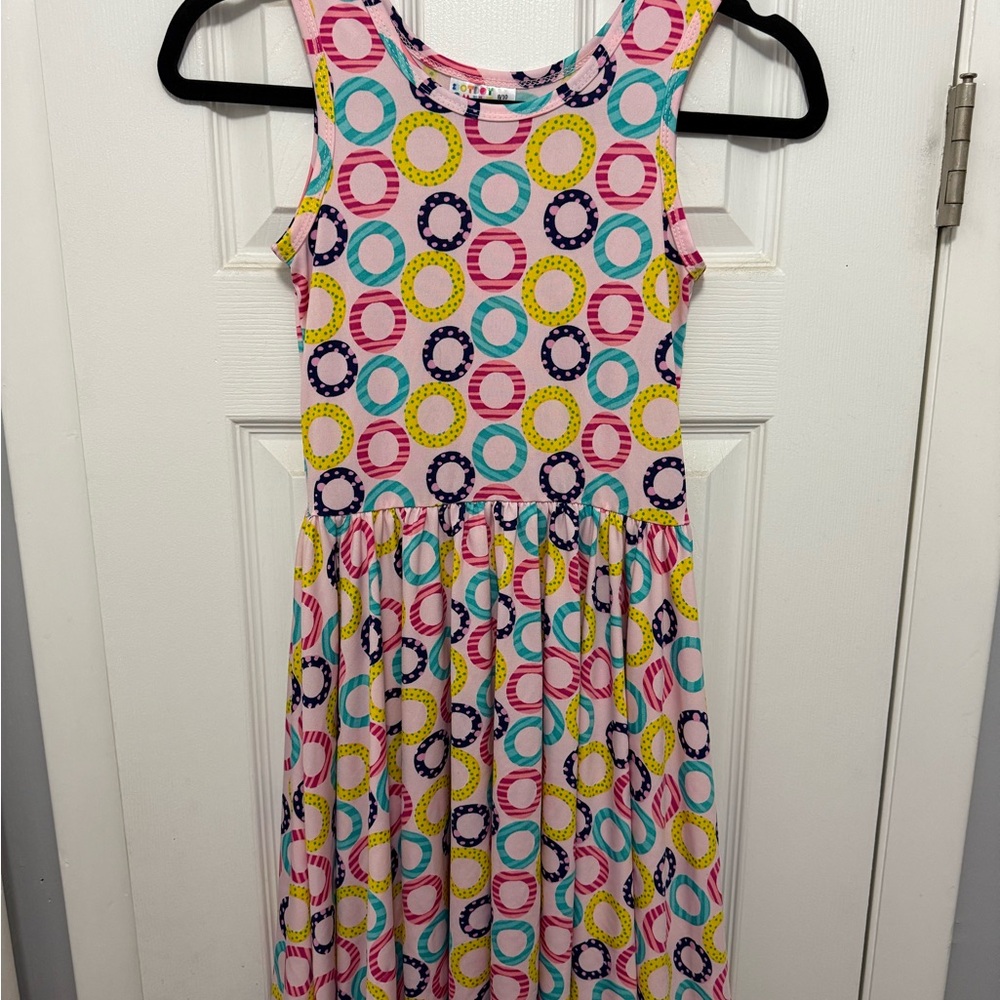 Dot Dot Smile Tank Dress, Girls 8/10